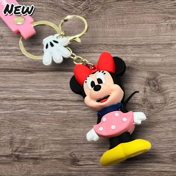 NEW Minnie Mouse Dangle Keychain – Adorable Disney Accessory - Picture 2 of 5